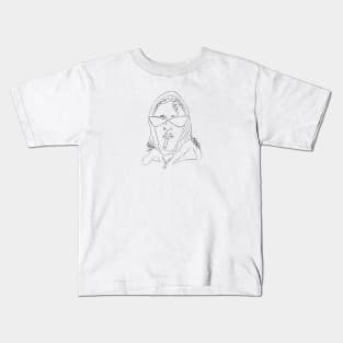 Requested art sample no color Kids T-Shirt